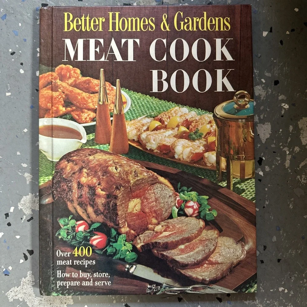 Better‎ Homes & Gardens Meat Cook Book (1968, Hardcover) Vintage Cookbook